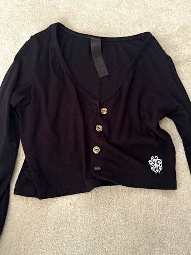 Chrome hearts black neck - hearts, v-neck