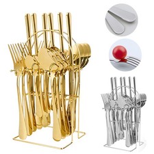 [24pcs] Hanging Cutlery Set