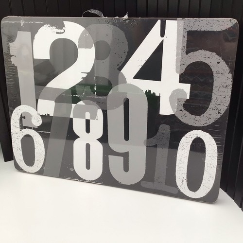 New numbers design cork backed - new,
