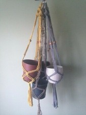 Macrame plant hanger  Flower