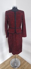 Hobbs red & black suit 10/12