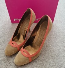 Fornarina Womens Healed Suede Shoes