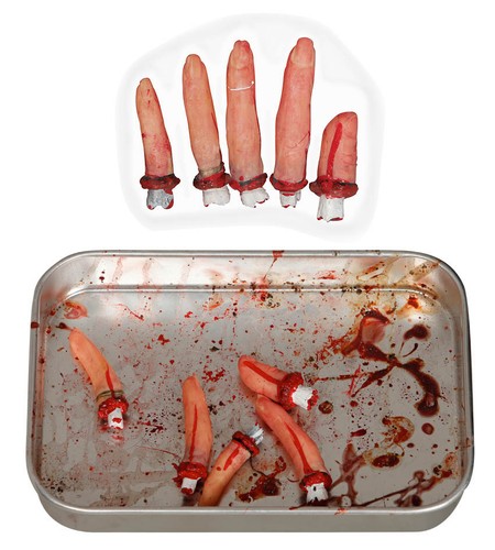 Bloody severed fingers - severed, thumb