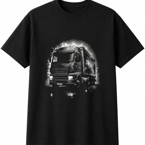 Hgv lorry glowing - hgv,