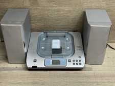 Y2K Goodmans FB36 Digital Micro Hifi System Silver With Speakers Tested Working