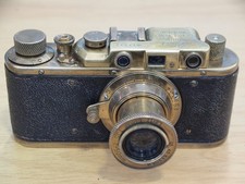 FED/Zorki 35mm Brass Leica Rangefinder Copy & Elmar 50mm. No u18549