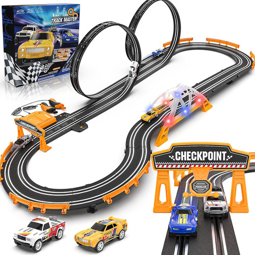 Slot car race track - car,