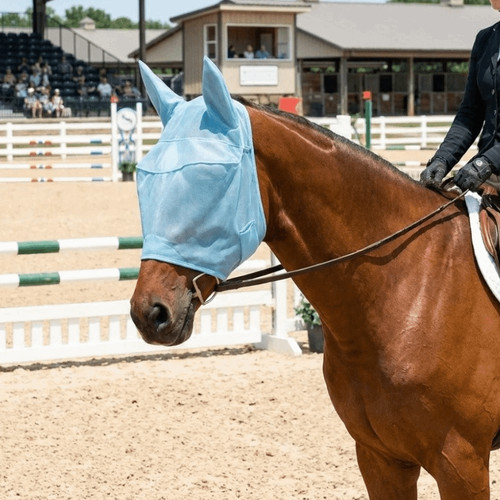 Mesh horse fly mask - horse, head