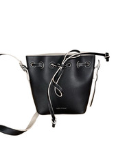 JACK WILLS Womens Black Farrington Mini Crossbody Bucket Bag BNWT