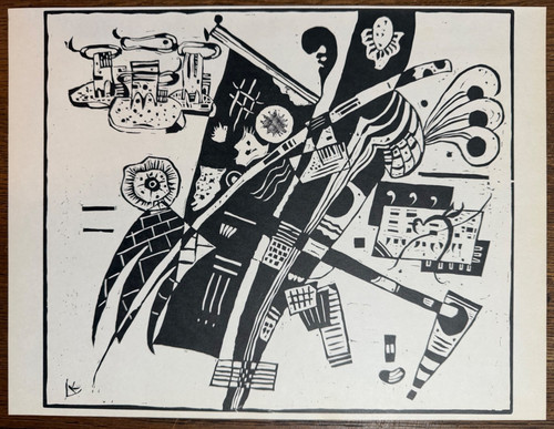 Original woodcut composition - ",