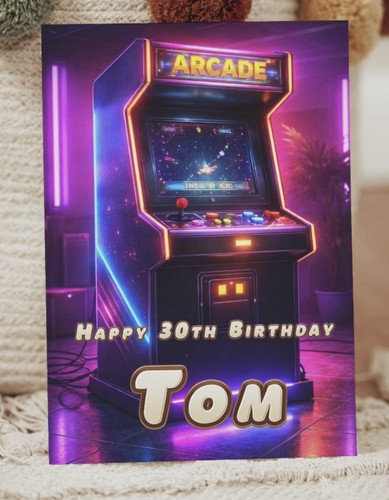 Arcade machine personalised - arcade,
