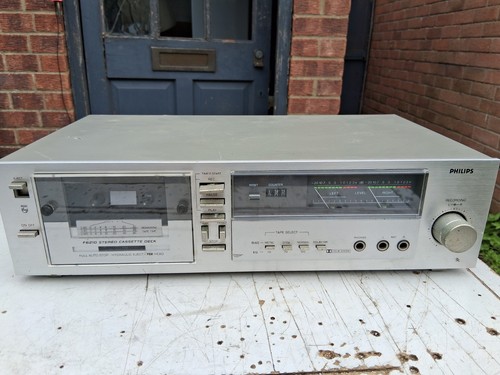 Philips cassette deck tape - deck,