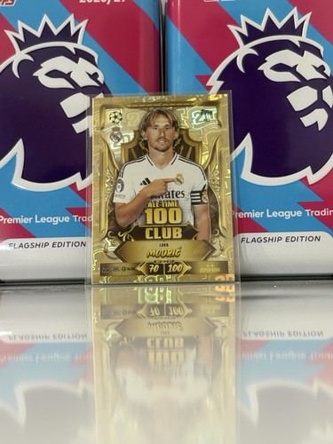 Topps match attax luka modric - match,