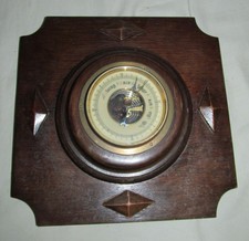 Vintage Wooden Cased Barometer