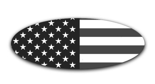 Classic american flag - b/w,