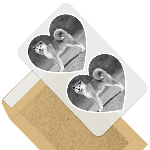 Heart stickers bw - cm,