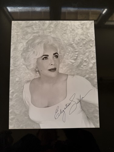 Elizabeth taylor autographed - taylor,
