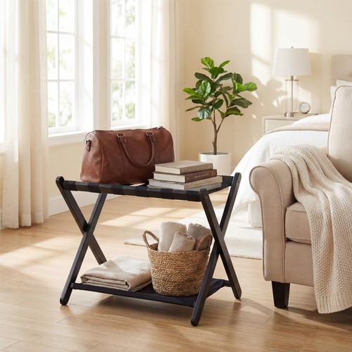 Solid rubber wood - solid, suitcase