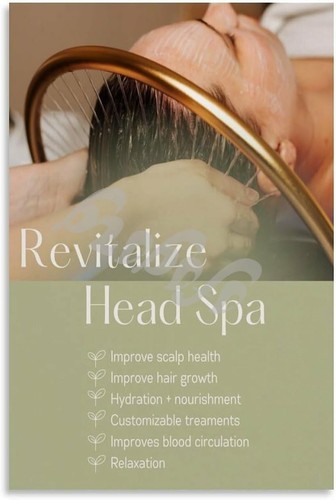 Head spa poster - spa,