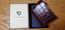 Aspinal Of London Leather Purse BNIB Burgundy NEW F88