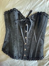  Black Basque bust size 30