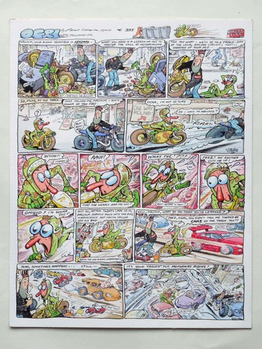 Original ogri strip cartoon - ogri,