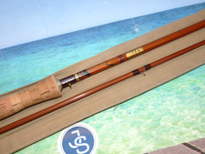 Sharpes Aberdeen Scottie 9' 2pc Impregnated cane fly rod #6 Monk of Chester
