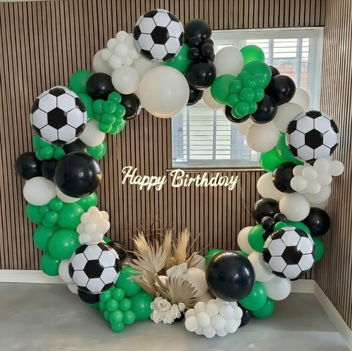 Football balloon garland - balloon, arch