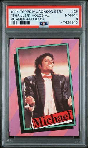 1984 topps michael jackson - topps,