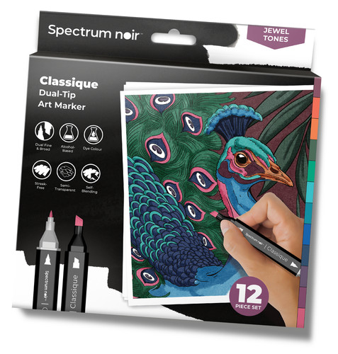 Spectrum noir classique - noir, jewel