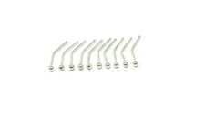 10 x Sterling Silver Tiny 1mm Ball Nose Studs Piercing Body Jewellery