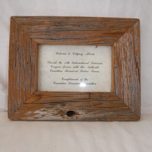 Photo frame rustic barn wood - photo,
