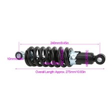 ⁺240mm Shock Absorber Adjustable For 50cc-125cc Dirt Pit Bike ATV Go Kart