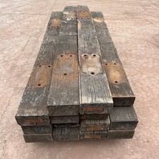 Reclaimed Hardwood Timber Railway Sleeper - Bulk Pack of 14 Special