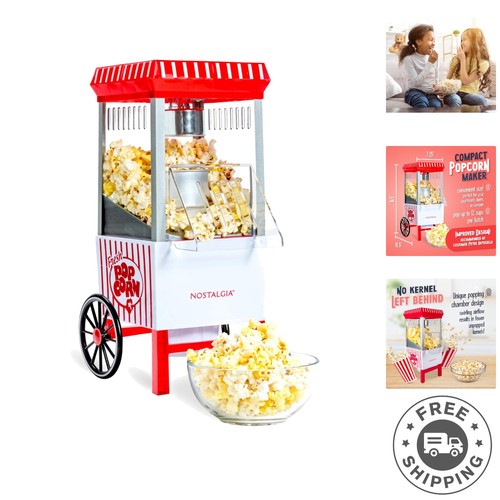 Retro popcorn cart with - cart, wheels