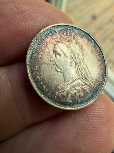 1887 great britain sixpence - 1887,