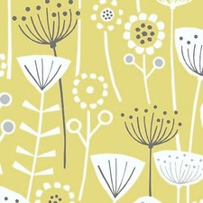 Oilcloth Tablecloth Bergen Ochre Scandinavian Prints Coated Cotton Wipe clean