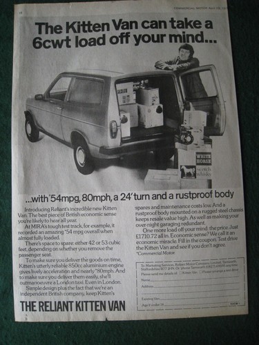 The reliant kitten van 6cwt - the,