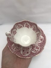 Antique Daisies Floral Tea Trio Tea Cup, Saucer,  Unmarked Wileman Foley Style