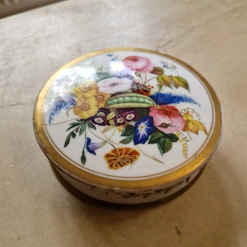 Antique porcelian trinket box - porcelian,