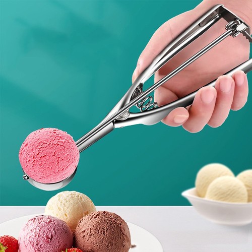 Ice cream scoop with - ice,