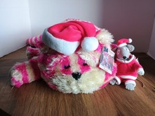 Bagpuss With Mouse Christmas Ltd Edition Soft Toy Plush Cat Children's 1970's TV