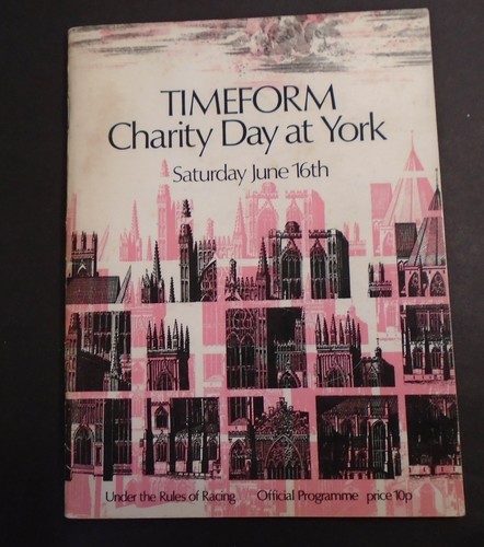Horse racing card york june - horse,