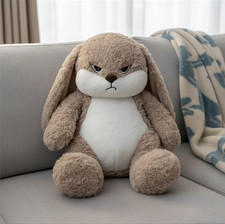 Angry rabbit plush toy - angry,