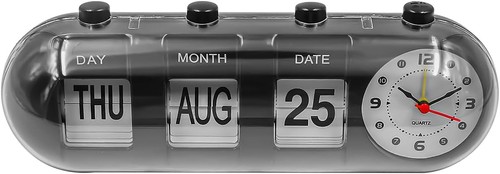 Desk calendar clock manual - calendar,