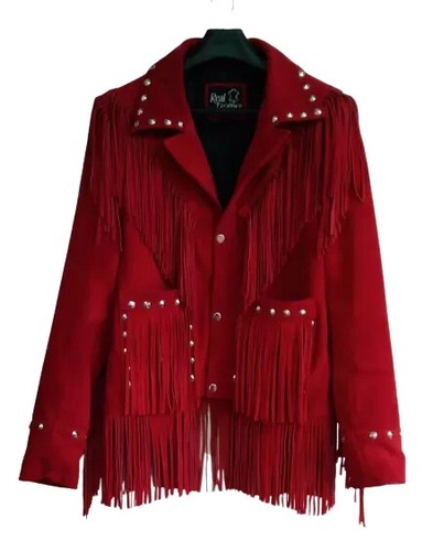 Women red suede - suede, leather