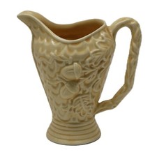 Wade Heath 5" pitcher/jug, yellow/beige, 'WADE ENGLAND' backstamp, exc cond.  