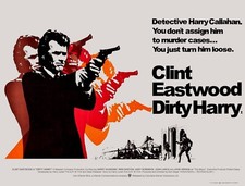 DIRTY HARRY 1971 UK quad