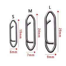 50pcs Fast Link Clip Sea Boat Shore Beach Fishing Rigs Quick Change Lead Clip 