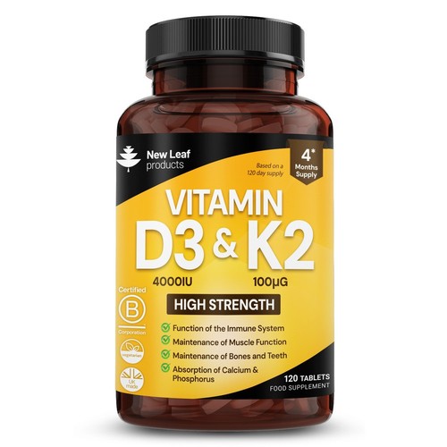 Vitamin 4000iu k2 100mcg - vitamin,
